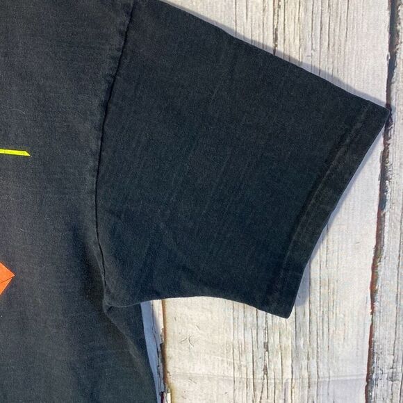 Vintage Goodwear Rank Streetwear Graphic Heavyweight T Shirt Neon Size L 90's 53 - Picture 4 of 11